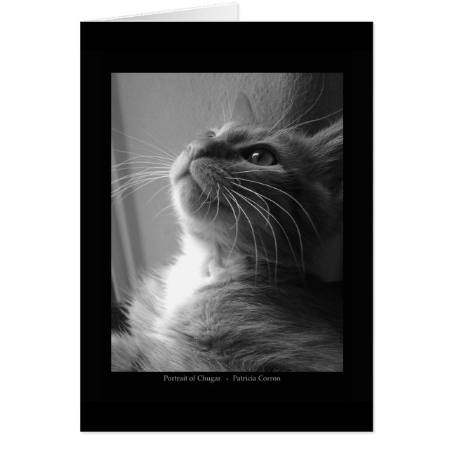 Porträtt av Chugar Hälsningskort (Framsidan)