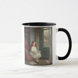 Porträtt av Clara Hughes, 1902 (olja på kanfas) Mugg