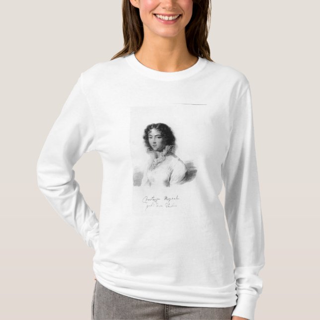Porträtt av Constanze Mozart 1828 T-shirt (Framsida)