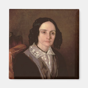 Porträtt av countessen Maria Volkonskaja 1848 Magnet