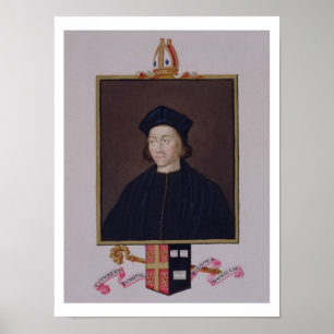 Porträtt av Cuthbert Tunstall (1474-1559) Poster