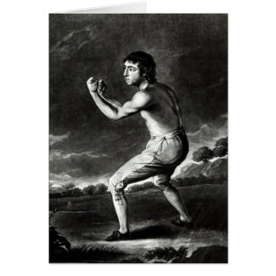 Porträtt av Daniel Mendoza Hälsningskort