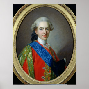 Porträtt av dauphinen Louis av frankriken Poster