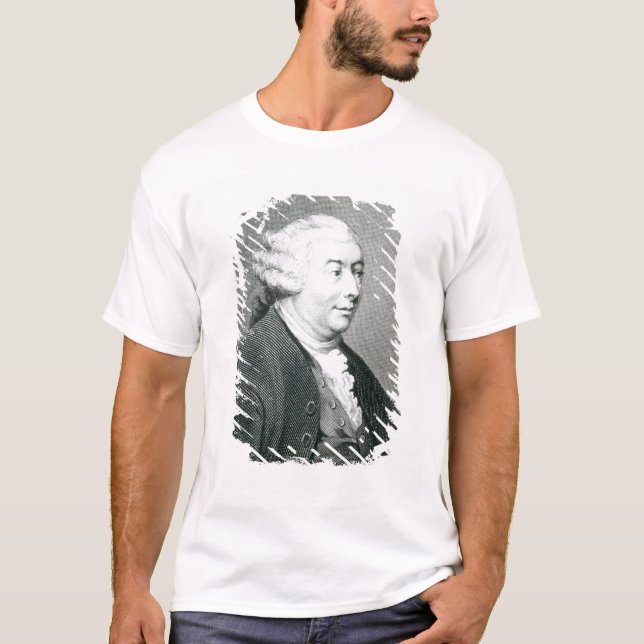 Porträtt av David Hume Tee Shirt (Framsida)