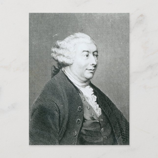 Porträtt av David Hume Vykort (Framsida)