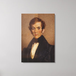 Porträtt av David Livingstone Canvastryck