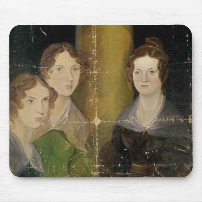 Porträtt av de Bronte systrarna, c.1834 Musmatta (Framsidan)