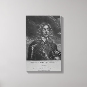 Porträtt av den 2nd earlen av Lindsay Canvastryck
