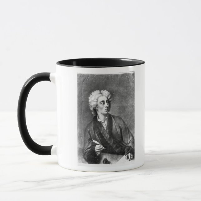 Porträtt av den Alexander popen Mugg (Vänster)