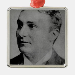 Porträtt av den Charles spenceren Chaplin, Sr Julgransprydnad Metall