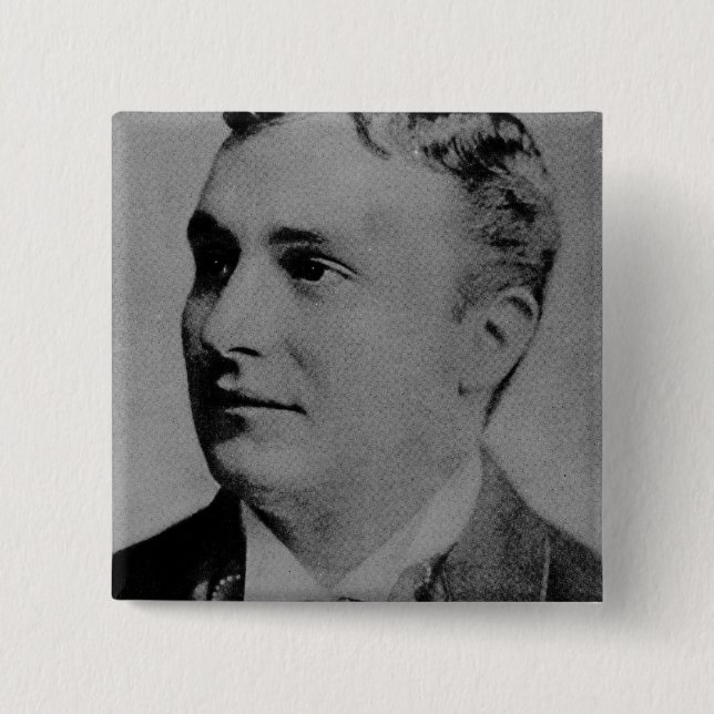 Porträtt av den Charles spenceren Chaplin, Sr Knapp (Framsida)