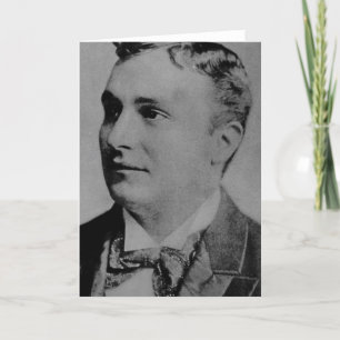 Porträtt av den Charles spenceren Chaplin, Sr Kort