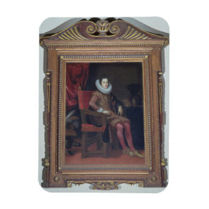 Porträtt av den Cosimo II de'Medicien (1590-1621) Magnet