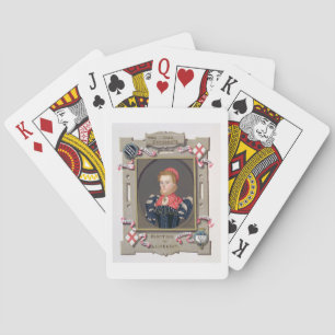 Porträtt av den Elizabeth Fitzgerald (c.1528-89) Casinokort