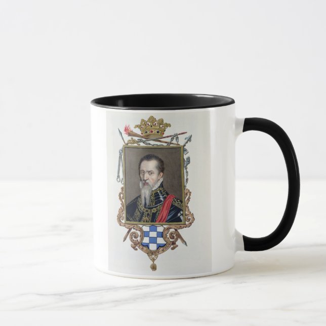 Porträtt av den Ferdinand Alvarez de Toledo Mugg (Höger)
