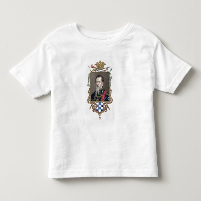 Porträtt av den Ferdinand Alvarez de Toledo Tee Shirt (Framsida)