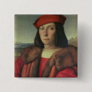 Porträtt av den Francesco dellaen Rovere, hertig Knapp