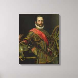 Porträtt av den Francesco II dellaen Rovere, Canvastryck