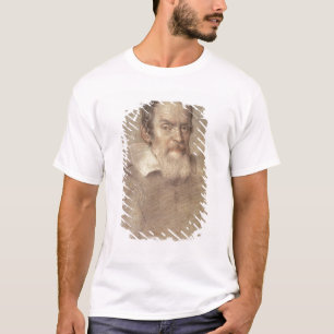 Porträtt av den Galileo Galilei astronomen Tee