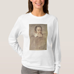 Porträtt av den Galileo Galilei astronomen Tee Shirt