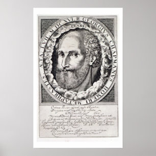 Porträtt av den George gårdfarihandlaren Poster