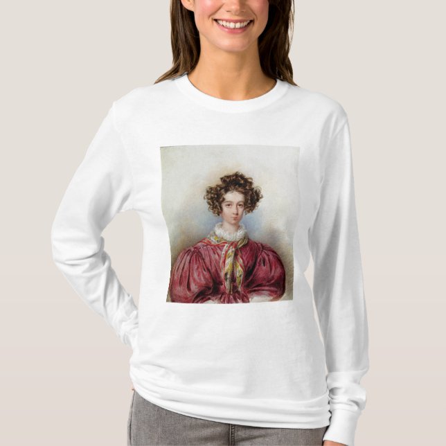Porträtt av den George sanden 1830 Tee Shirt (Framsida)