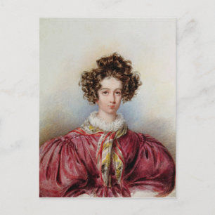 Porträtt av den George sanden 1830 Vykort