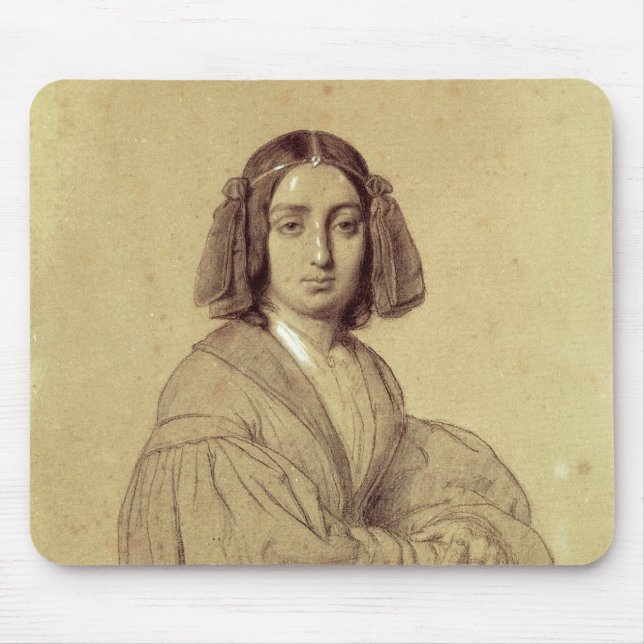Porträtt av den George sanden 1837 Musmatta (Framsidan)