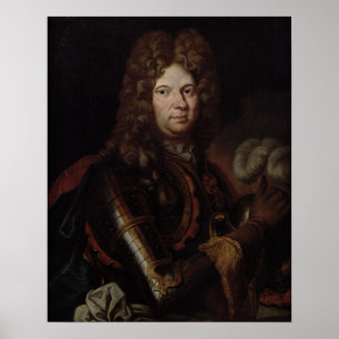 Porträtt av den Jean barten Poster