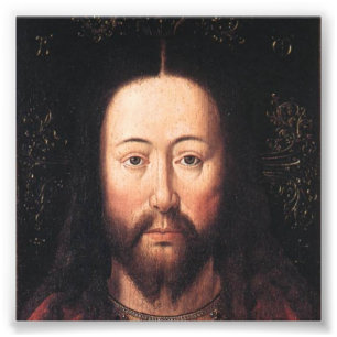 Porträtt av den Jesus Kristus vid Jan skåpbil Ey Fototryck