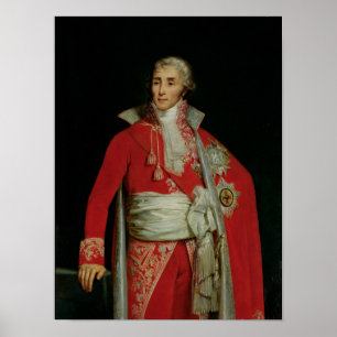 Porträtt av den Joseph Fouche hertigen av Otranto Poster