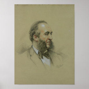 Porträtt av den Jules färjan Poster