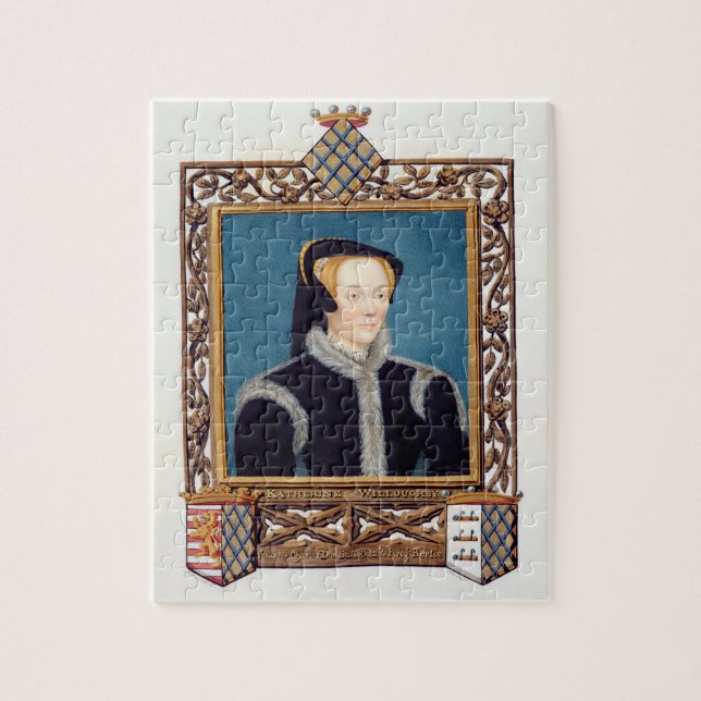 Porträtt av den Katherine baronessan d'Eresby Pussel (Vertikal)