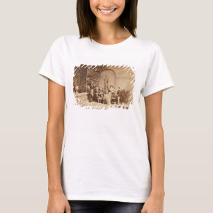 Porträtt av den kungliga familjen på Osborne hus T-shirt