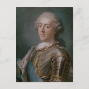 Porträtt av den Louis XV kungen av frankriken Vykort