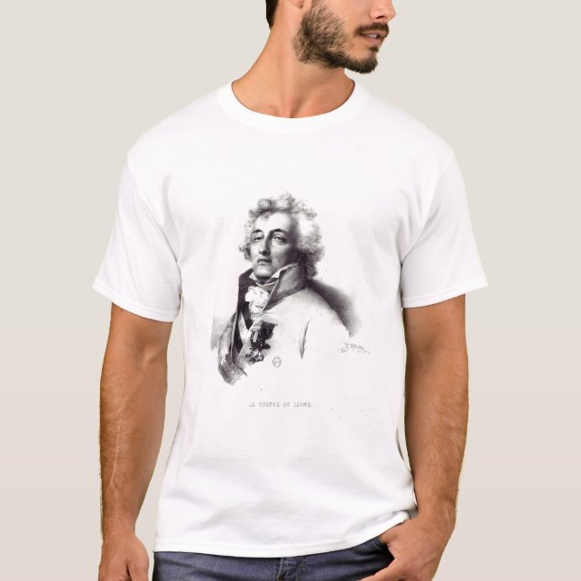 Porträtt av den marskalkCharles-Joseph princen T Shirt (Framsida)