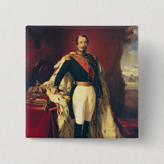 Porträtt av den Napoleon III kejsaren av Knapp (Framsida)
