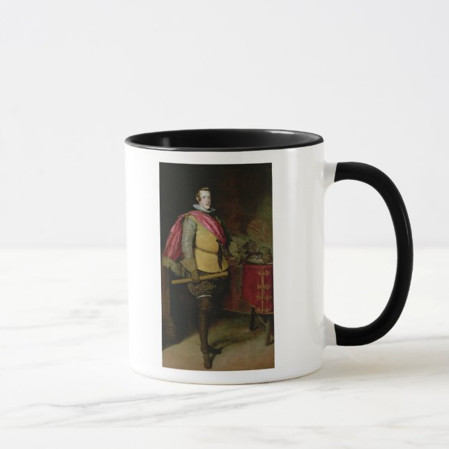 Porträtt av den Philip droppen av Spanien Mugg (Höger)