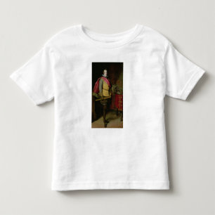 Porträtt av den Philip droppen av Spanien Tee Shirt
