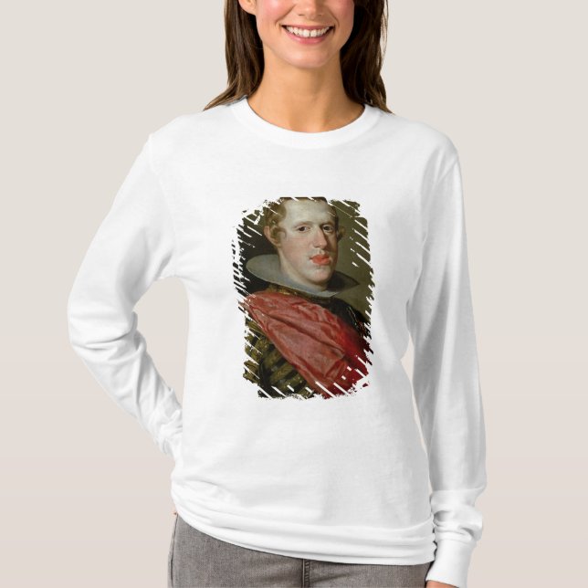 Porträtt av den Philip droppen i pansar, 1628 T-shirt (Framsida)