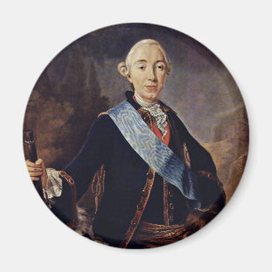 Porträtt av den ryska kejsaren Peter Iii. Vid Pfa Magnet