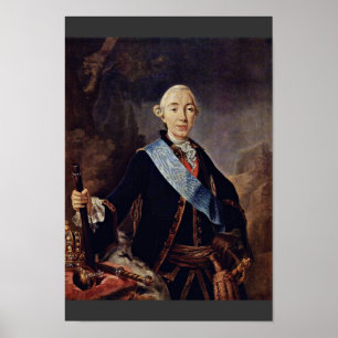 Porträtt av den ryska kejsaren Peter Iii. Vid Pfa Poster