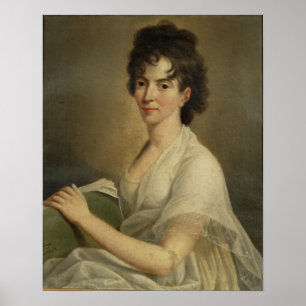 Porträtt av den som är änka Constanzen Mozart, Poster