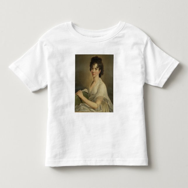 Porträtt av den som är änka Constanzen Mozart, Tee (Framsida)