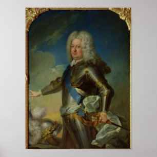 Porträtt av den Stanislas Lesczinski kungen av Poster