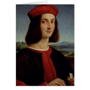 Porträtt av den unga Pietroen Bembo, 1504-6 Hälsningskort