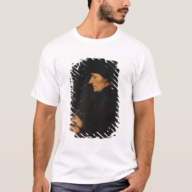 Porträtt av Desiderius Erasmus Tee Shirt (Framsida)