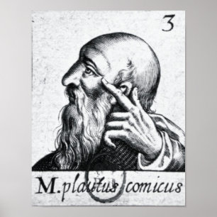 Porträtt av det Horace porträtt av Scipio Poster