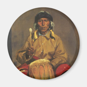 Porträtt av Dieguito Roybal av Robert Henri Magnet
