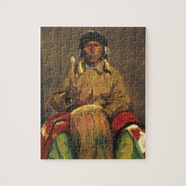 Porträtt av Dieguito Roybal av Robert Henri Pussel (Vertikal)